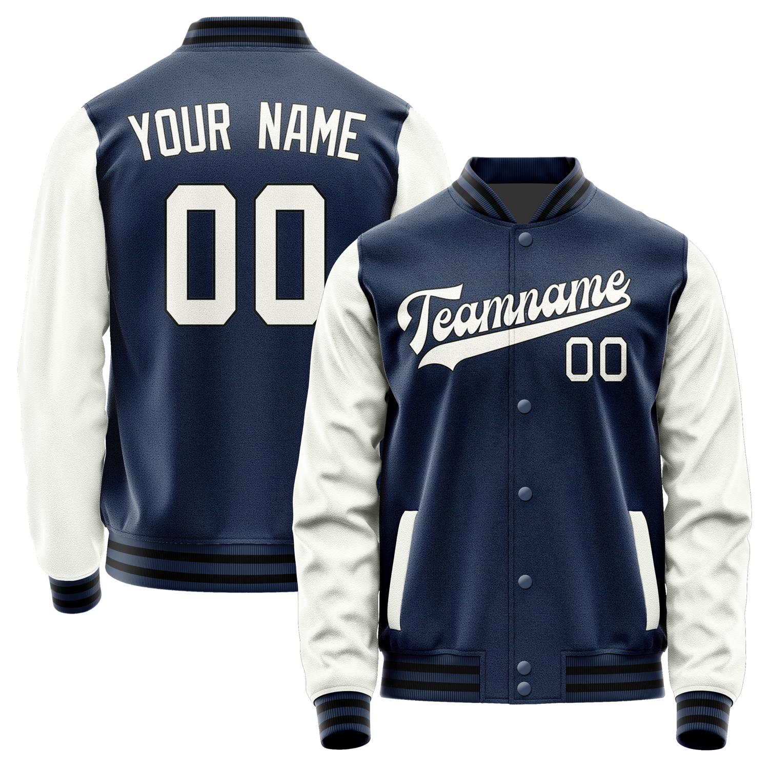 Custom Blue White Jacket JA1010181017B31718