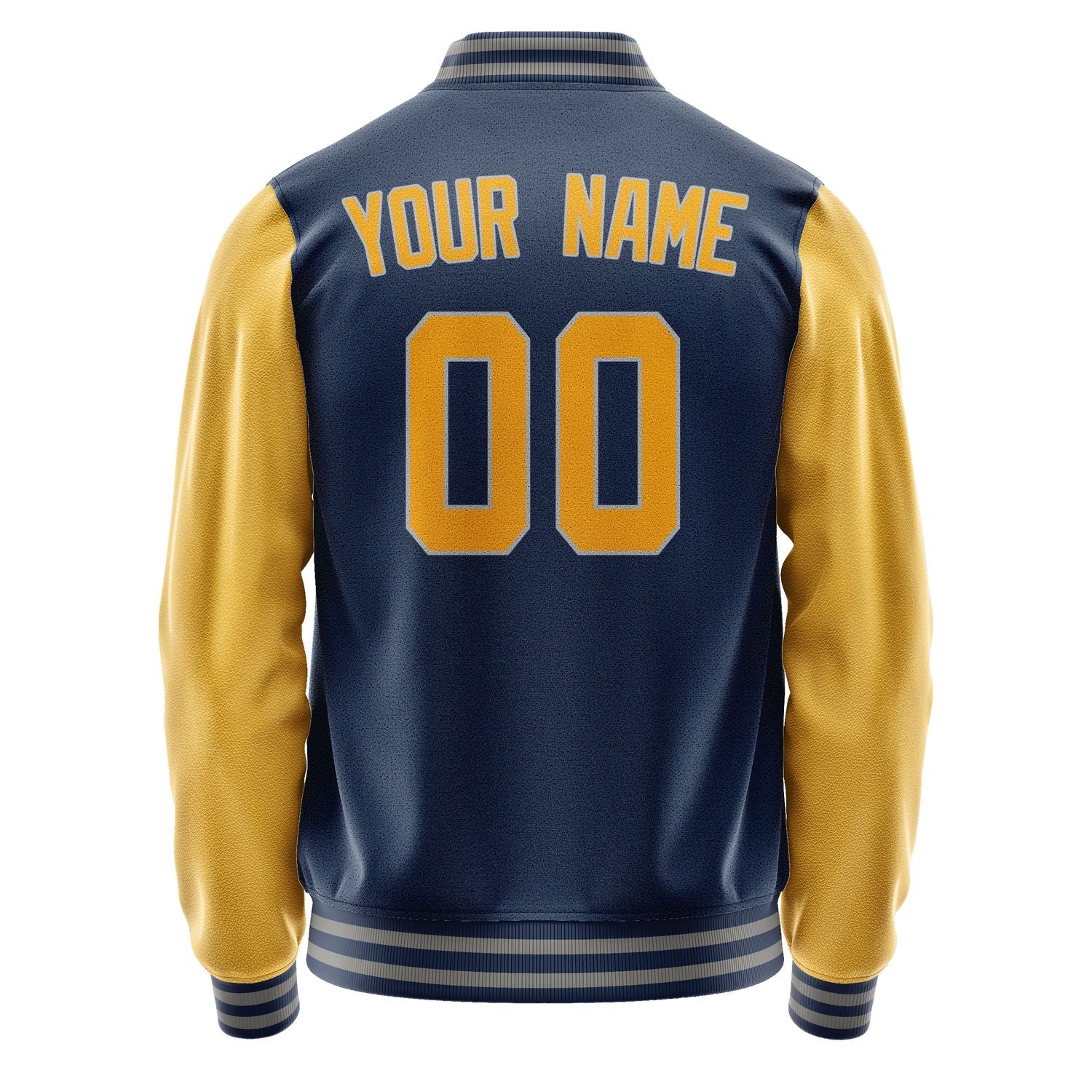 Custom Blue Yellow Jacket JA1010191004B30419