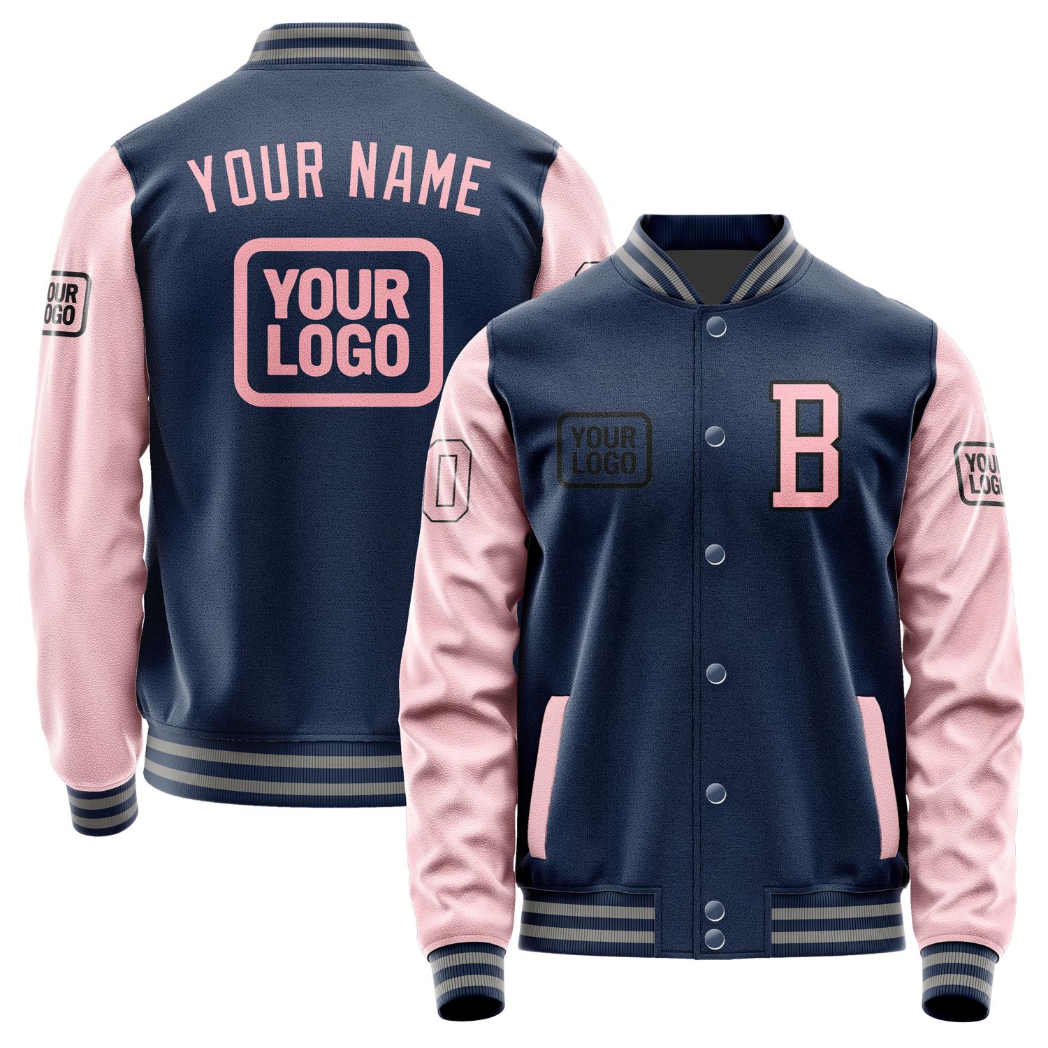 Custom Blue Light Pink Jacket JA101021100417212117