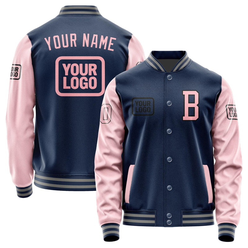 Custom Blue Light Pink Jacket JA101021100417212117