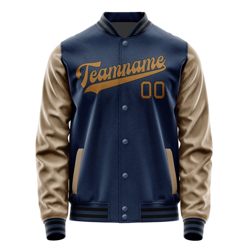 Custom Blue Khaki Jacket JA1010221017B31722