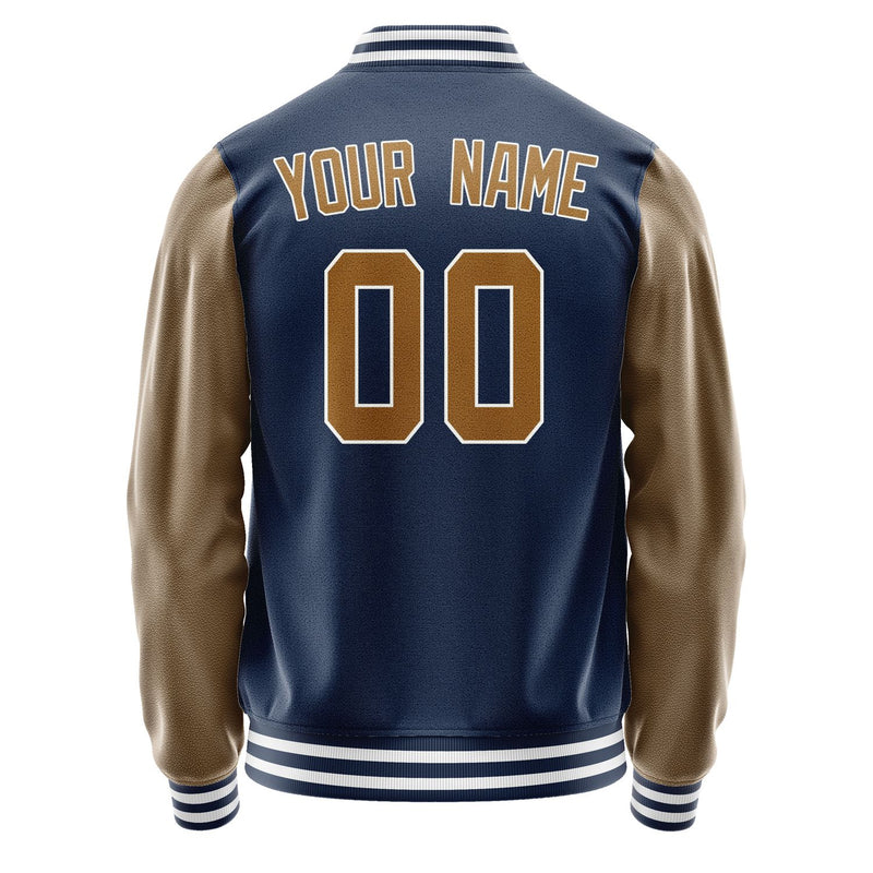 Custom Blue Khaki Jacket JA1010221018B31822