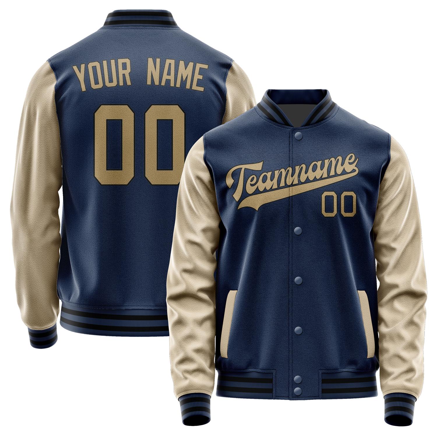 Custom Blue Light Khaki Jacket JA1010251017B31725