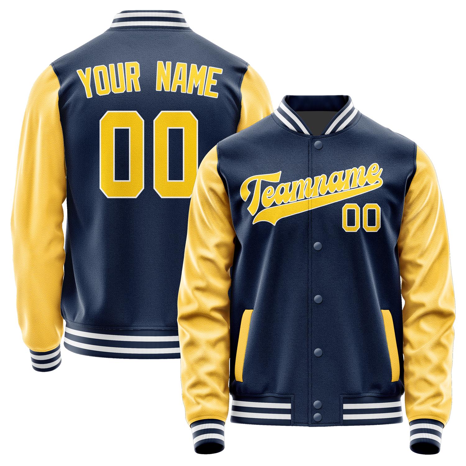 Custom Blue Gold Jacket JA1010301018B31830