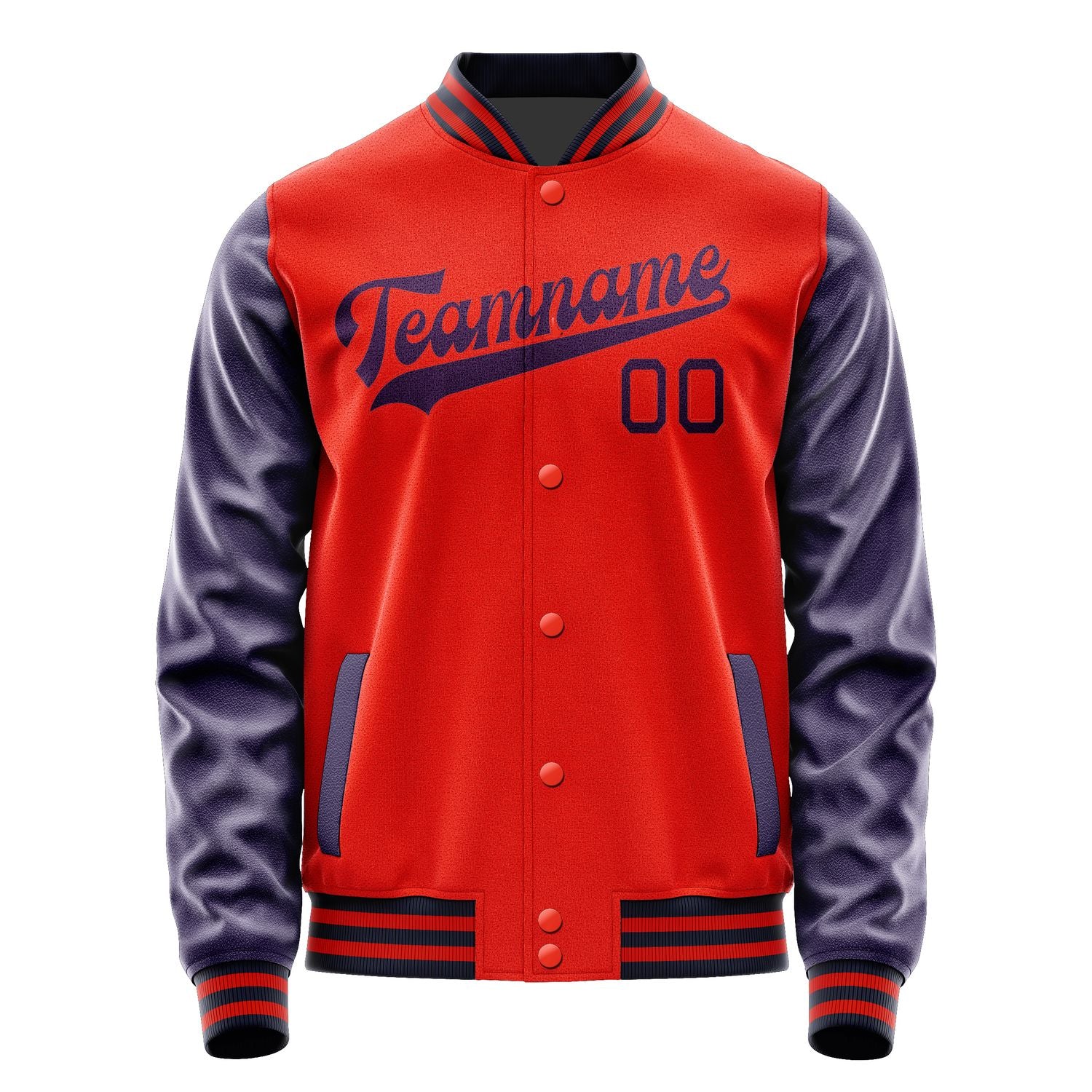Custom Orange Red Purple Jacket JA1212071112B31207