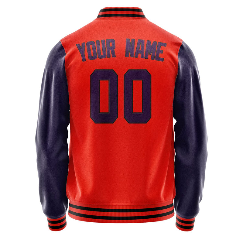 Custom Orange Red Purple Jacket JA1212071217B31707