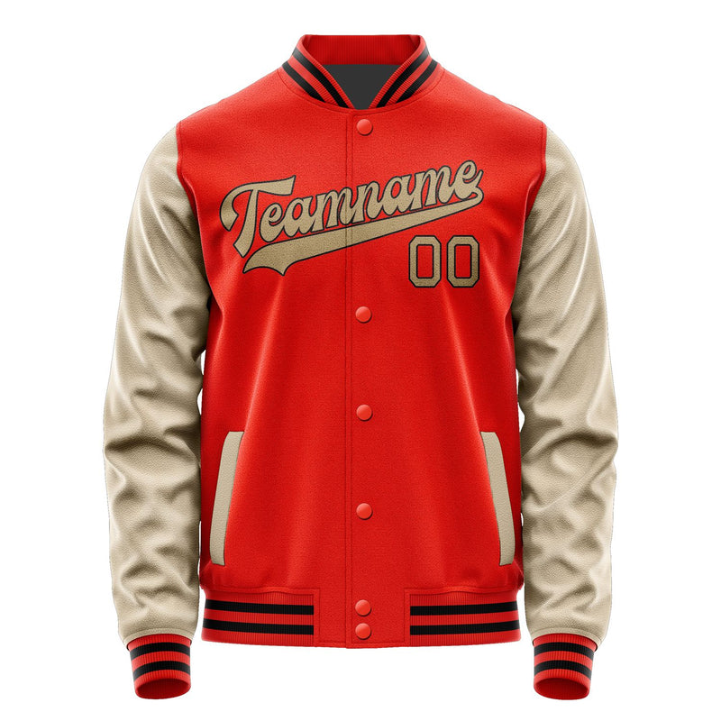 Custom Orange Red Light Khaki Jacket JA1212251217B31725
