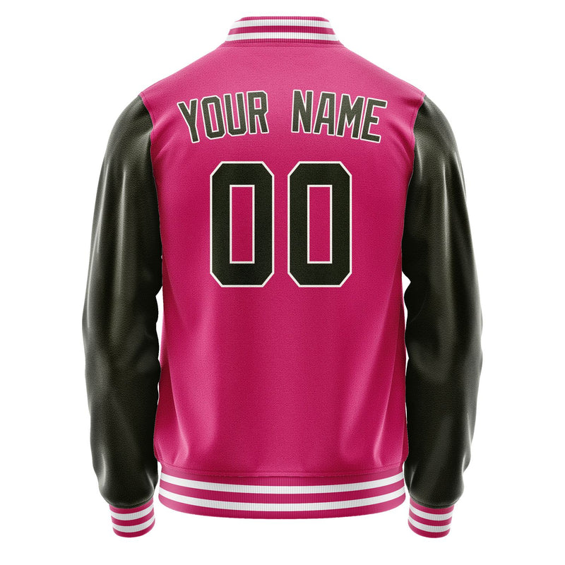 Custom Pink Olive Jacket JA1313021318B31802