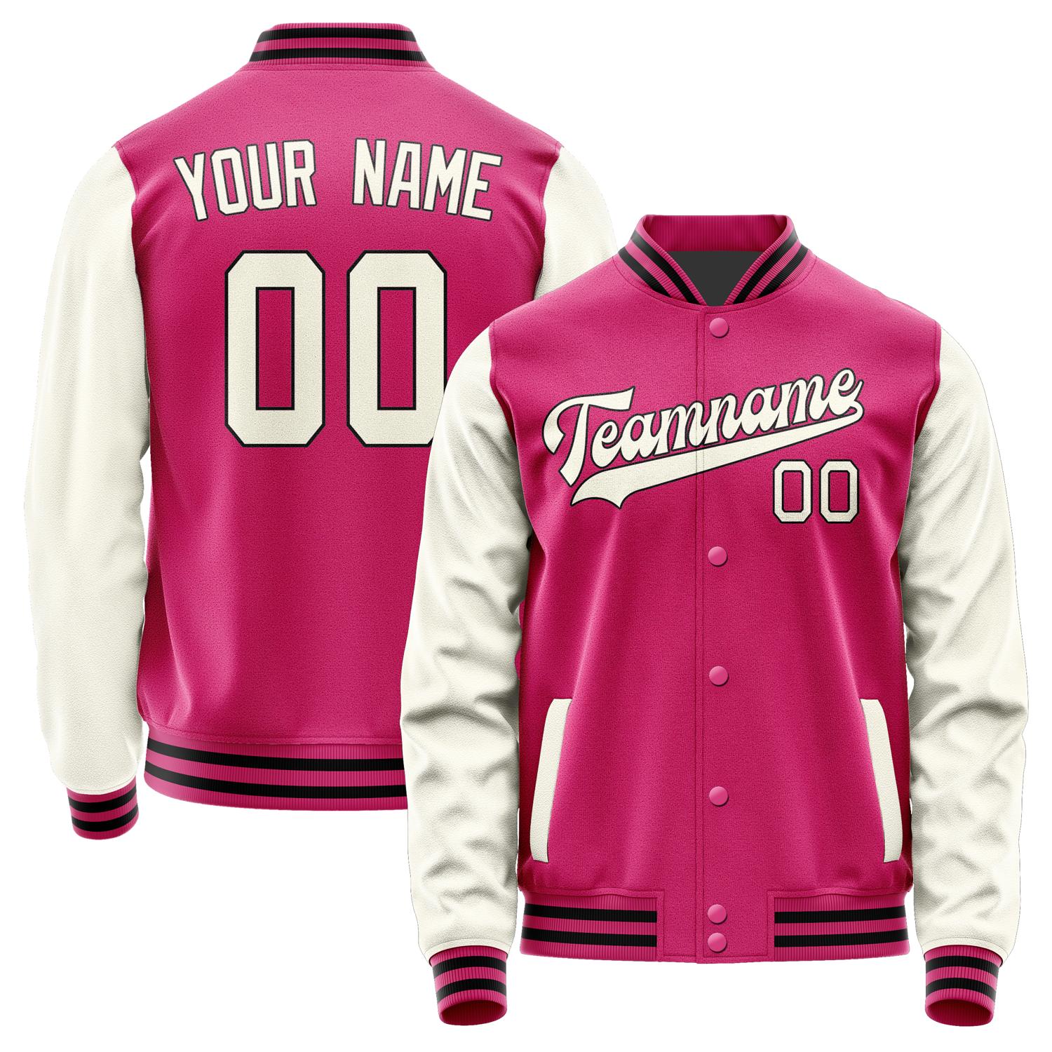 Custom Pink Cream Jacket JA1313031317B31703