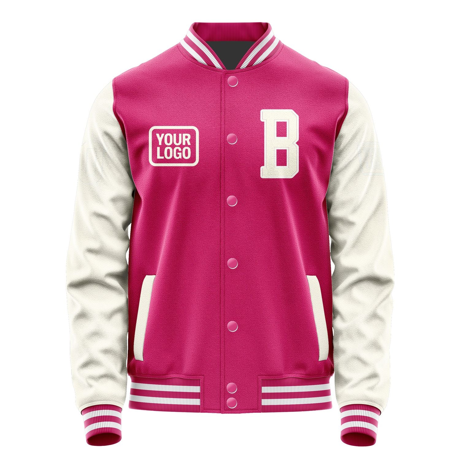 Custom Pink Cream Jacket JA131303131818030318