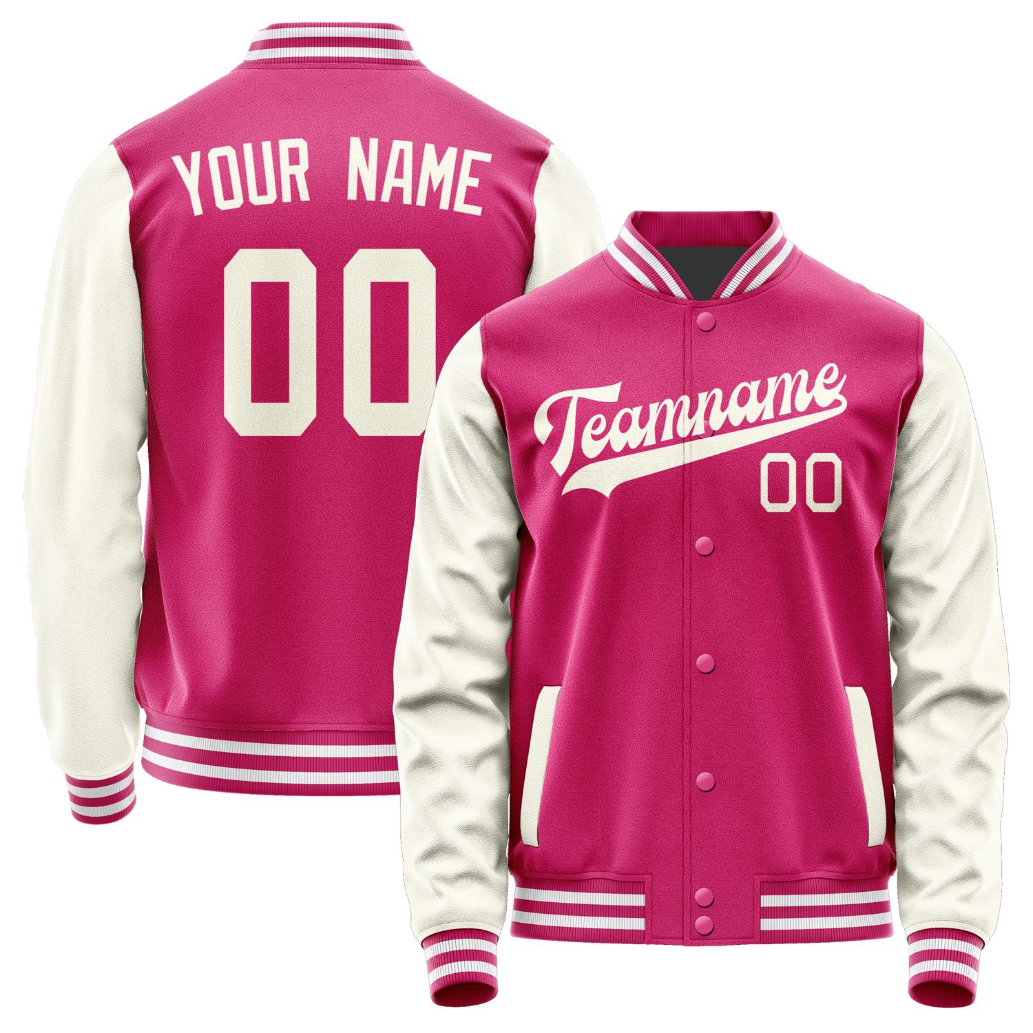 Custom Pink Cream Jacket JA1313031318B31803