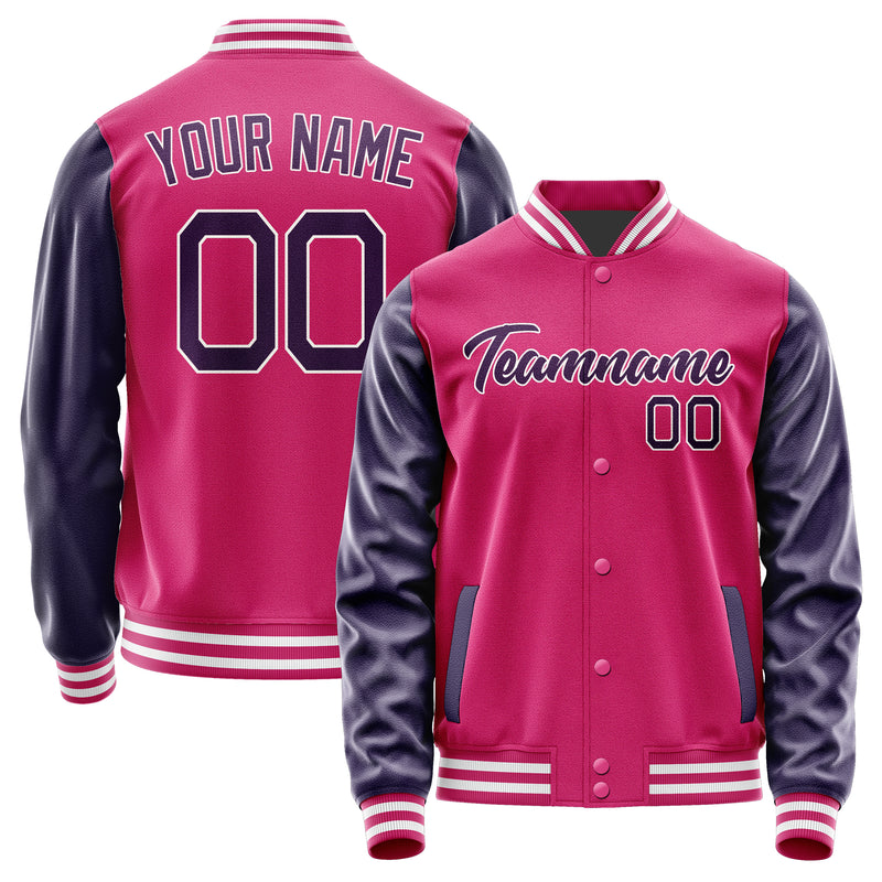 Custom Pink Purple Jacket JA1313071318B21807
