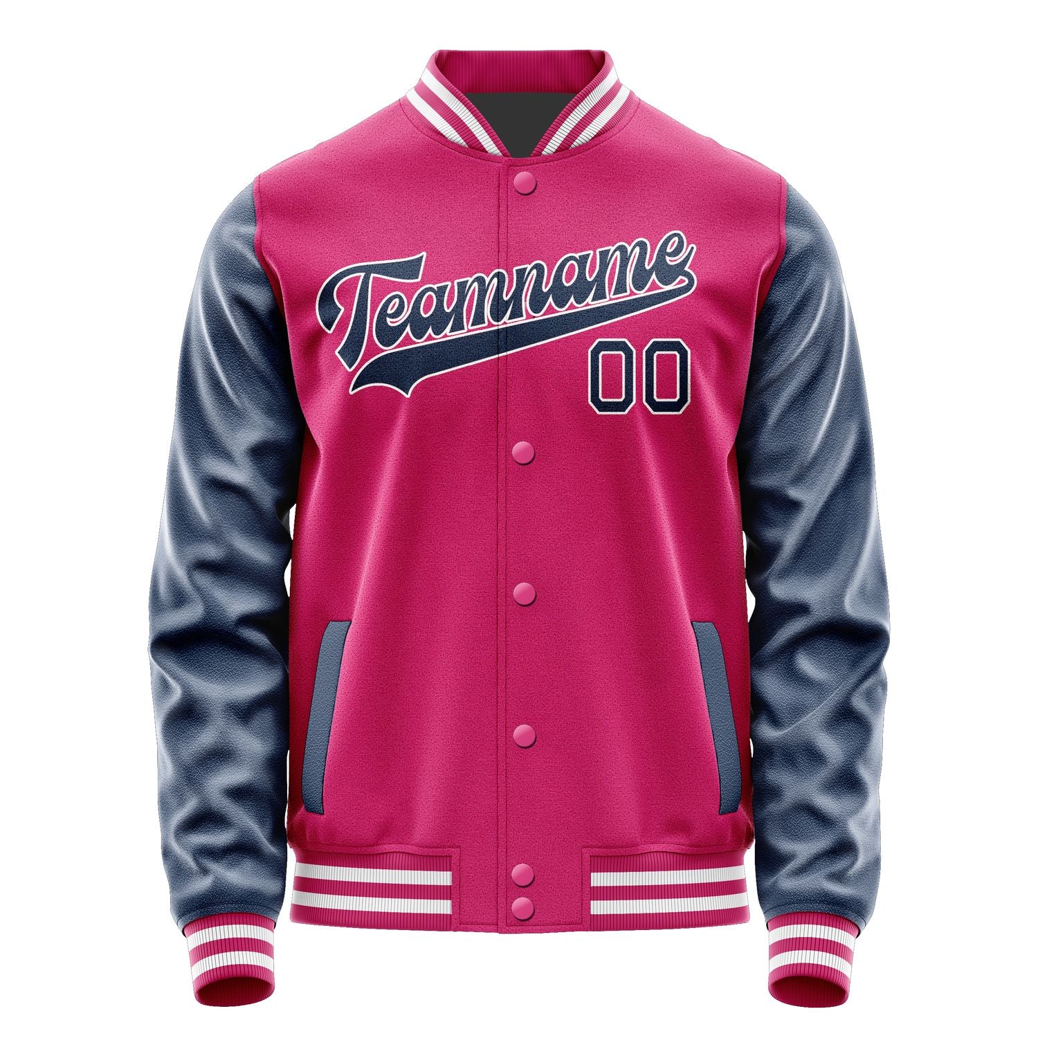 Custom Pink Blue Jacket JA1313101318B31810