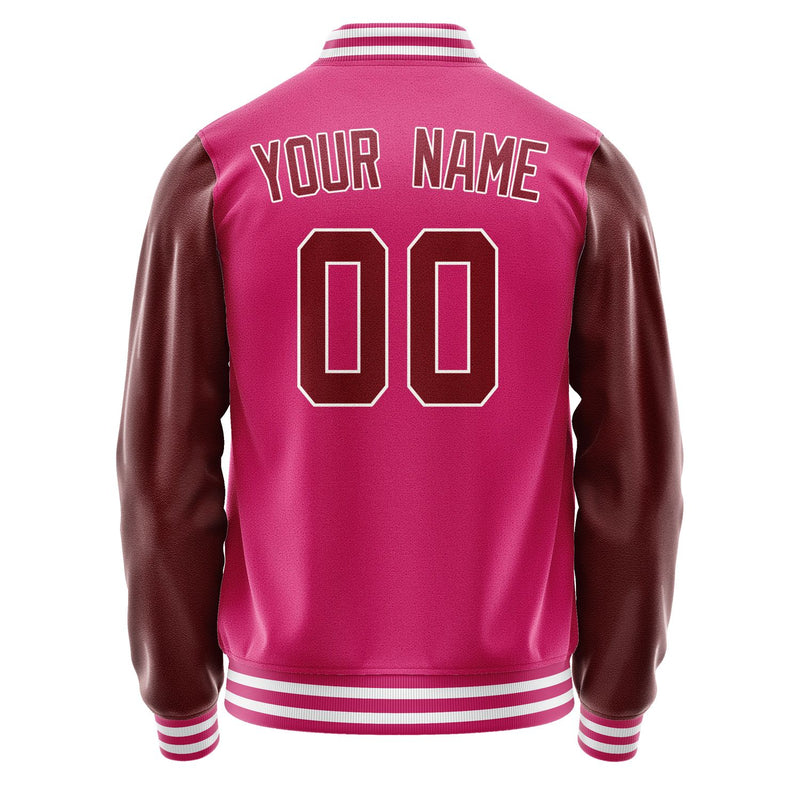 Custom Pink Crimson Red Jacket JA1313151318B31815