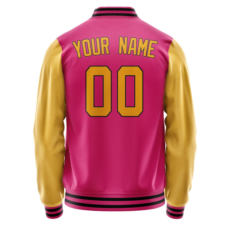 Custom Pink Yellow Jacket JA1313191317B31719