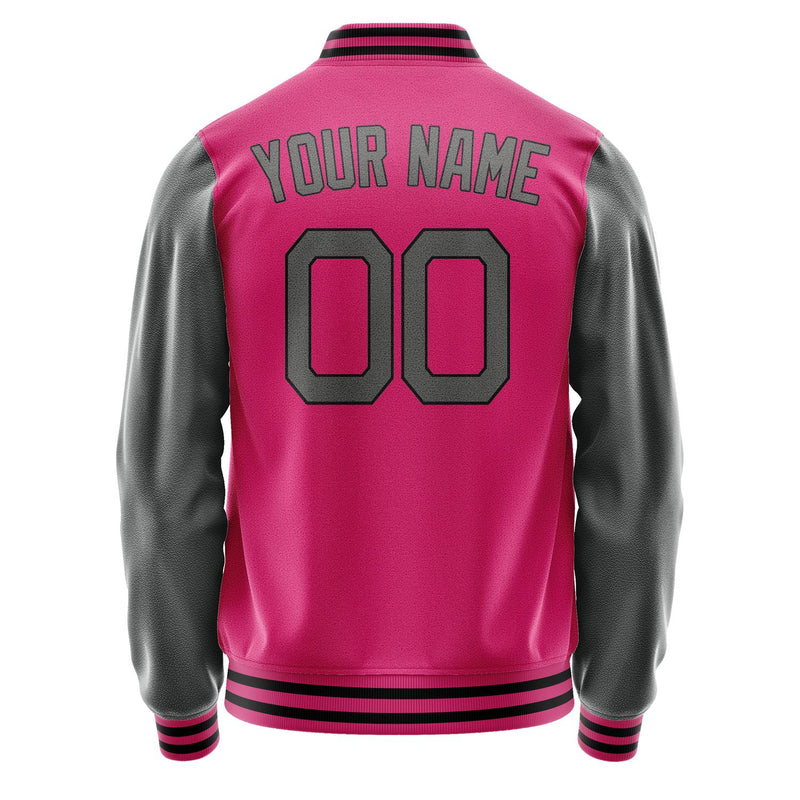 Custom Pink Dark Grey Jacket JA1313201317B21720