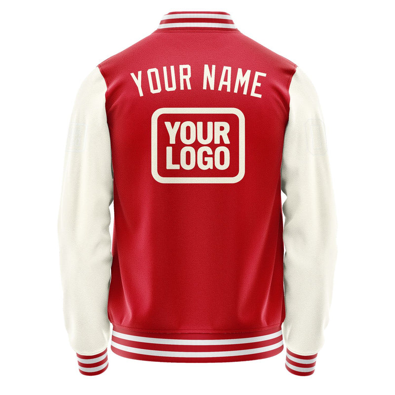 Custom Red Cream Jacket JA141403141818030318