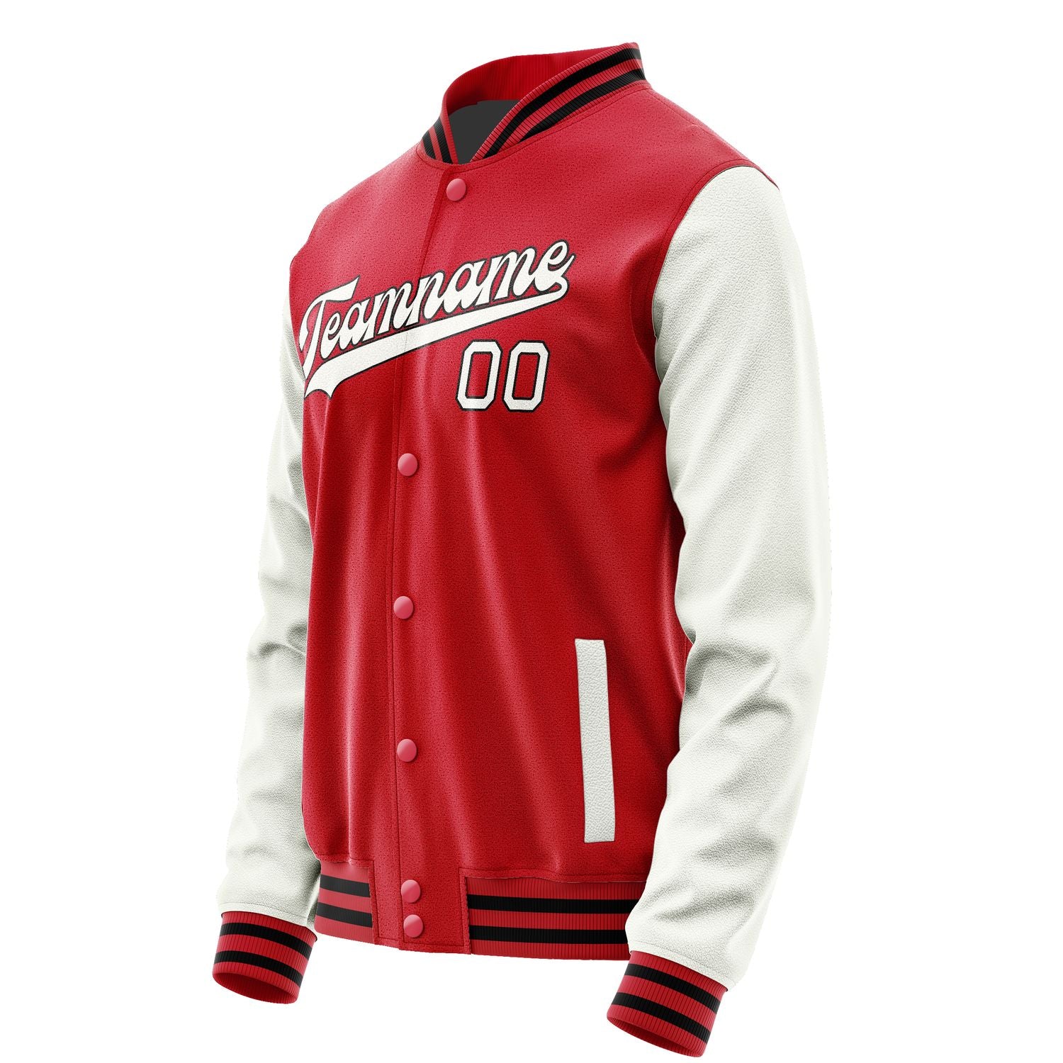 Custom Red White Jacket JA1414181417B31718