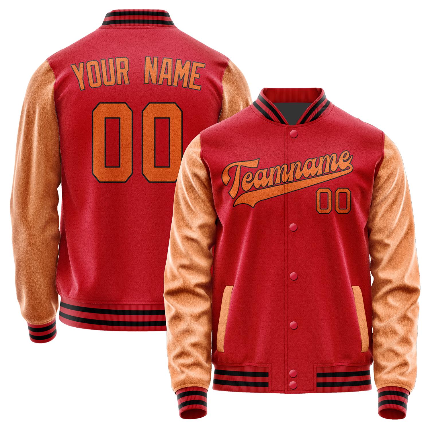 Custom Red Orange Jacket JA1414281417B31728