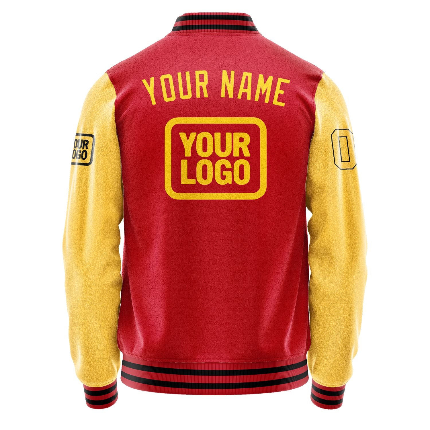 Custom Red Gold Jacket JA141430141717303017