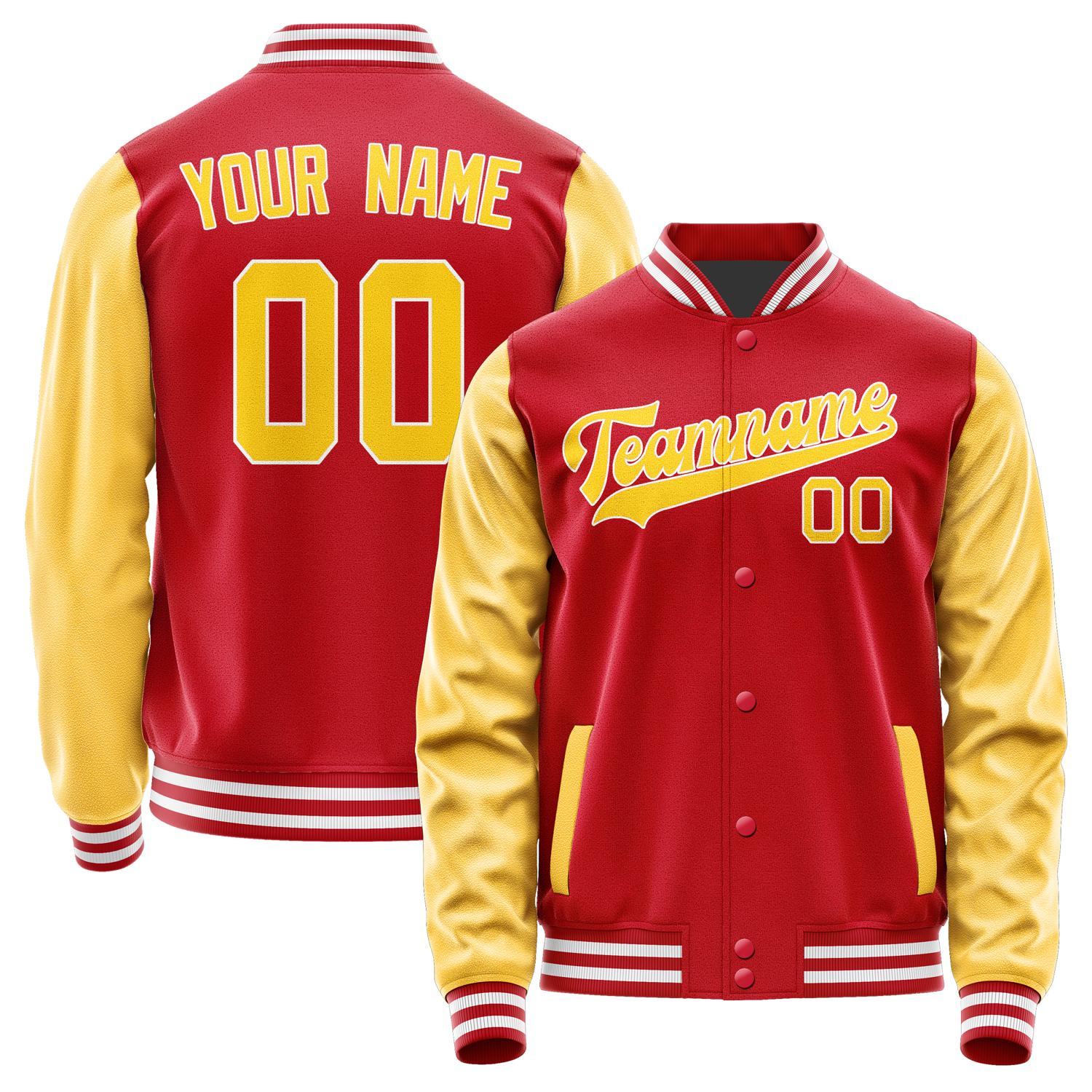 Custom Red Gold Jacket JA1414301418B31830