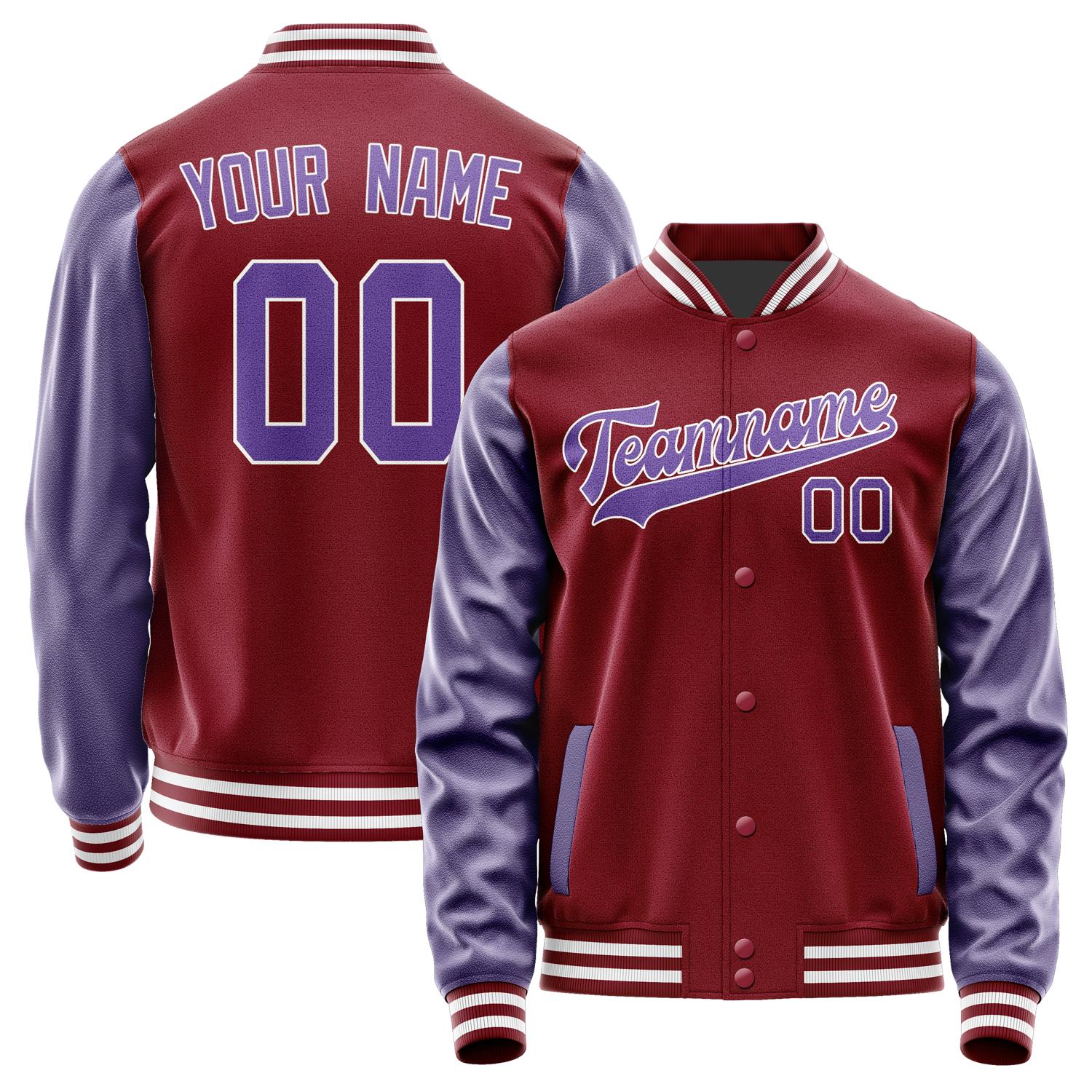 Custom Crimson Red Light Purple Jacket JA1515231518B31823