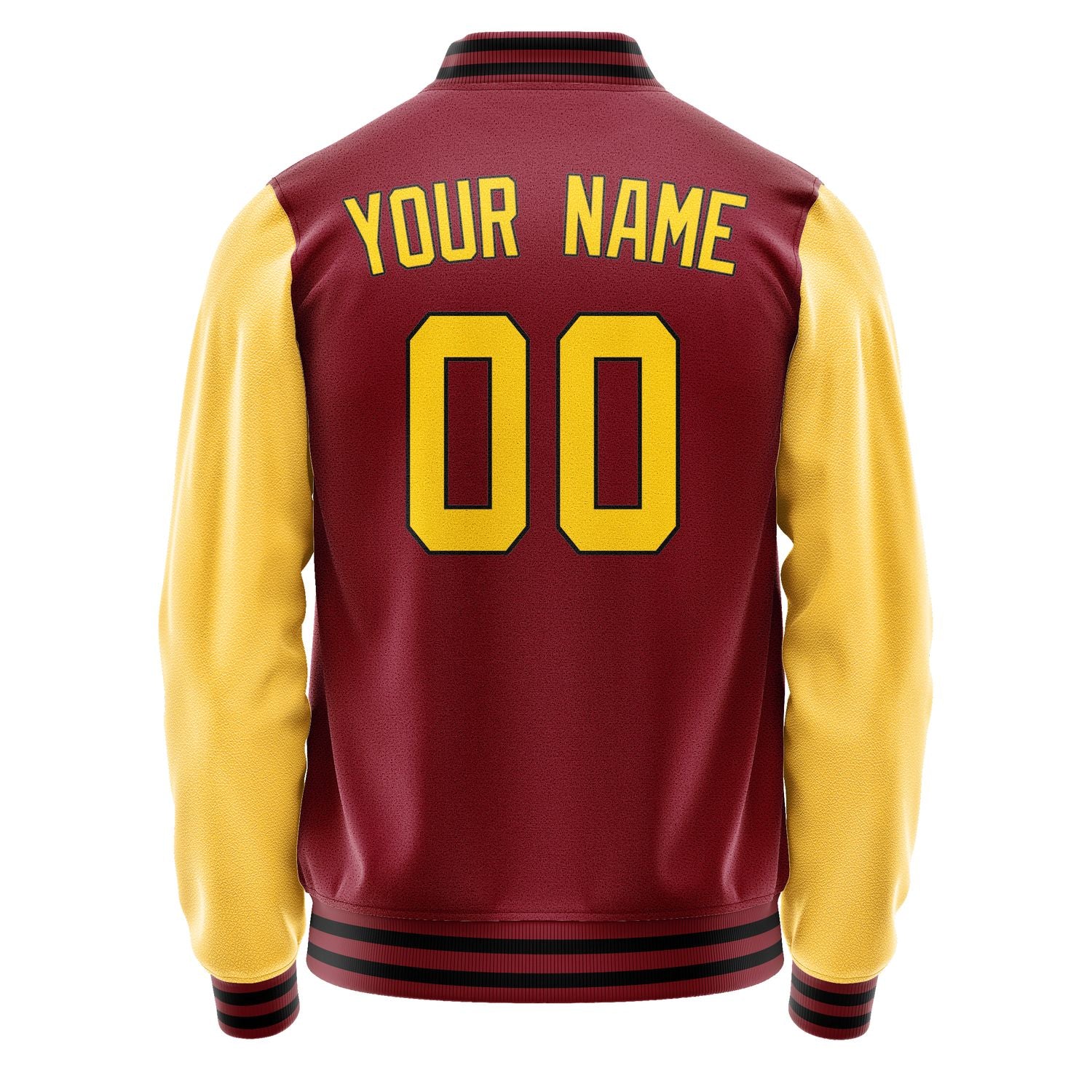 Custom Crimson Red Gold Jacket JA1515301517B31730