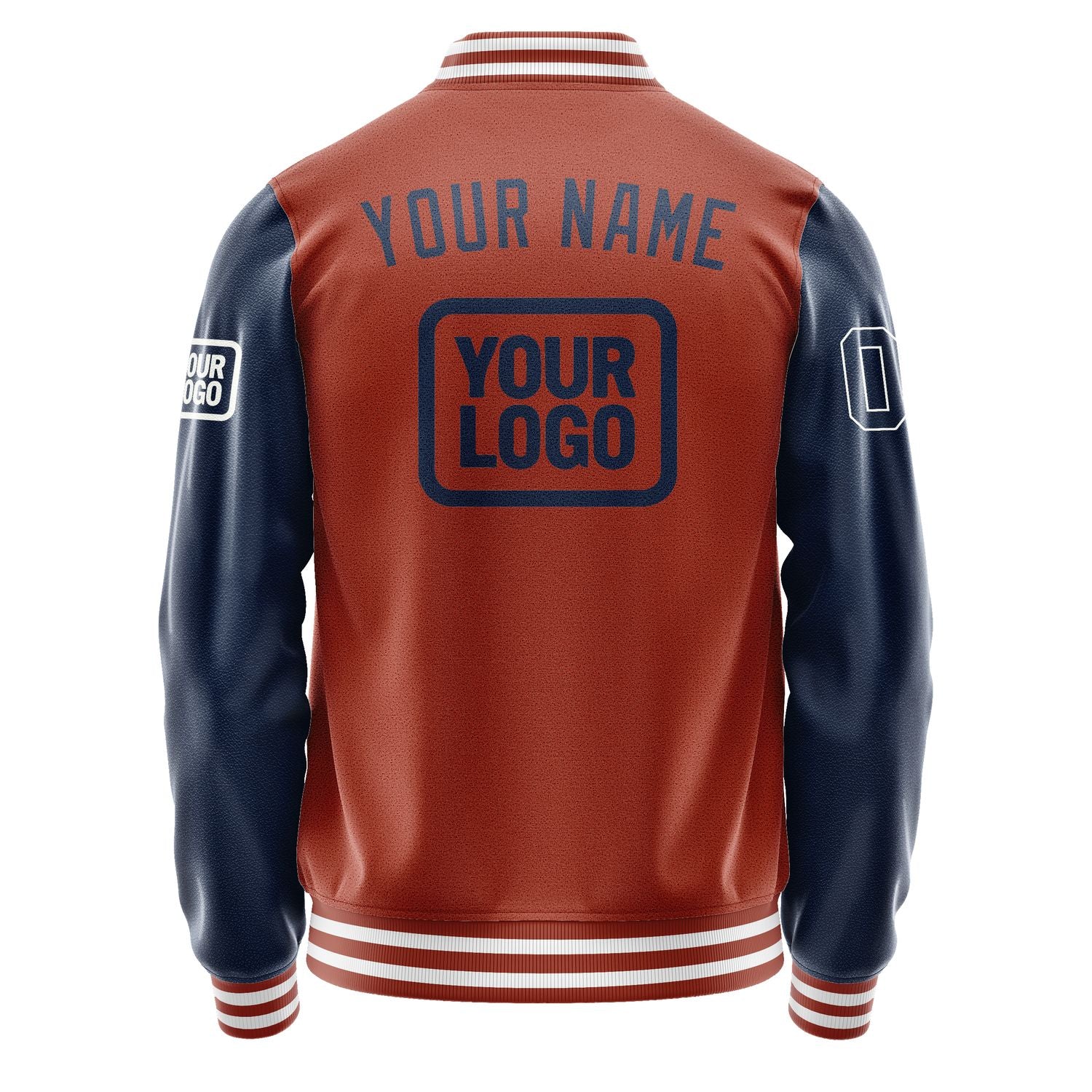 Custom Coral Red Blue Jacket JA161610161818101018