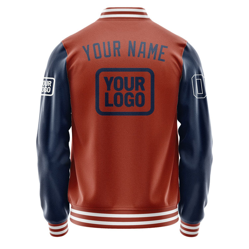 Custom Coral Red Blue Jacket JA161610161818101018