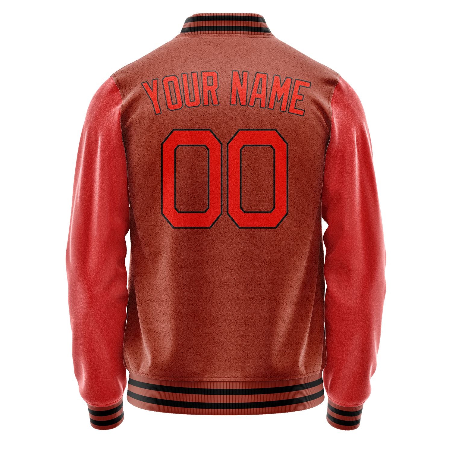 Custom Coral Red Orange Red Jacket JA1616121617B21712
