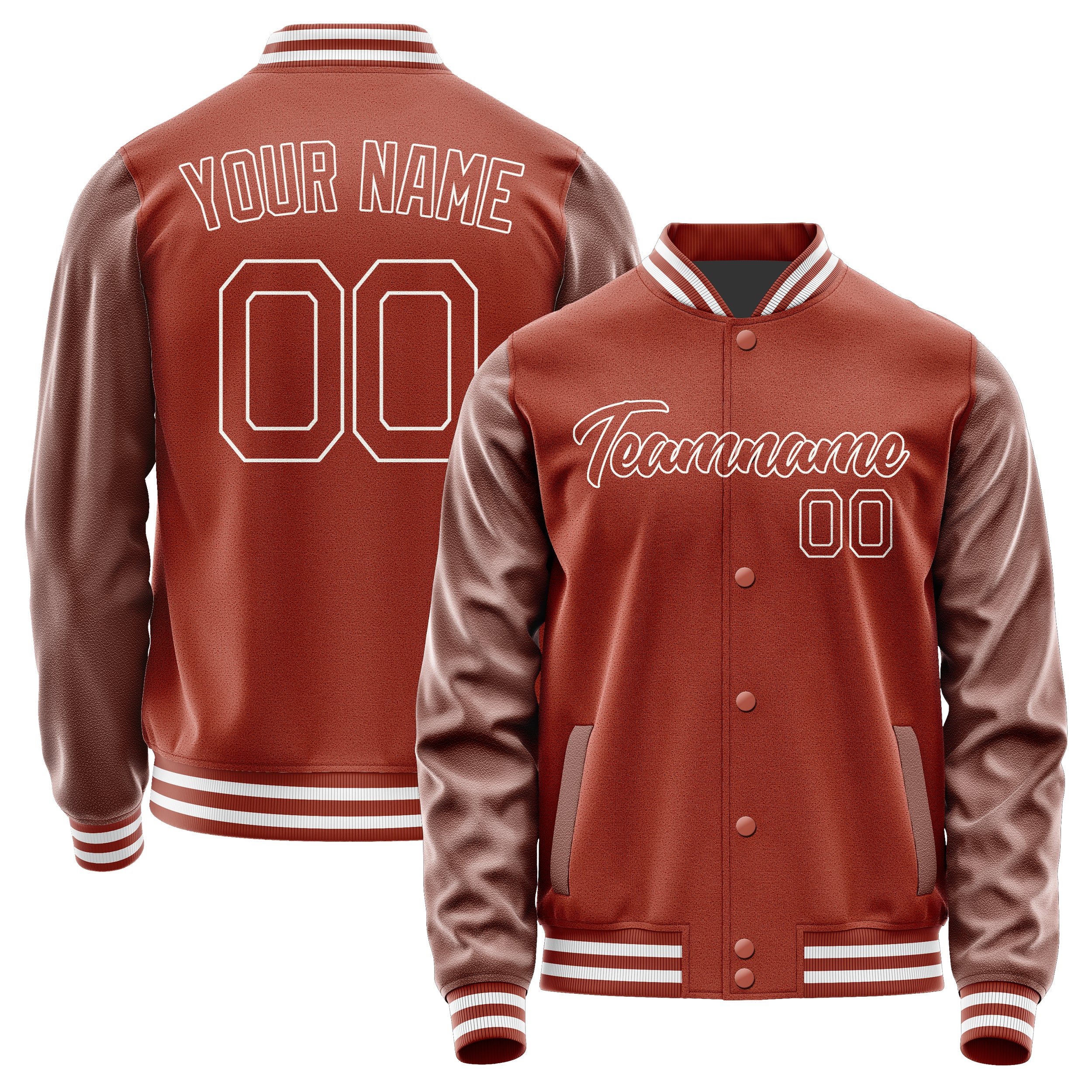 Custom Coral Red Coral Red Jacket JA1616161618B21816