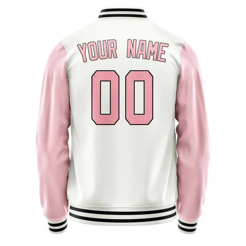 Custom White Light Pink Jacket JA1818211817B31721