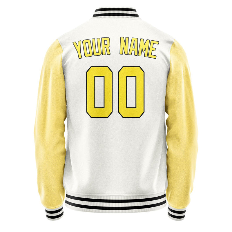 Custom White Light Yellow Jacket JA1818261817B31726