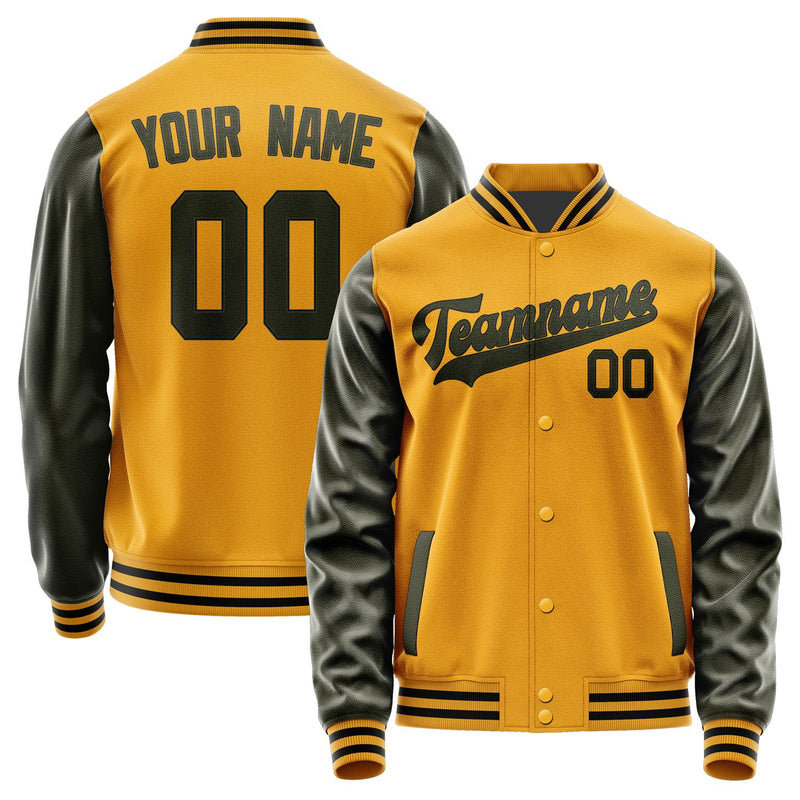 Custom Yellow Olive Jacket JA1919021917B31702