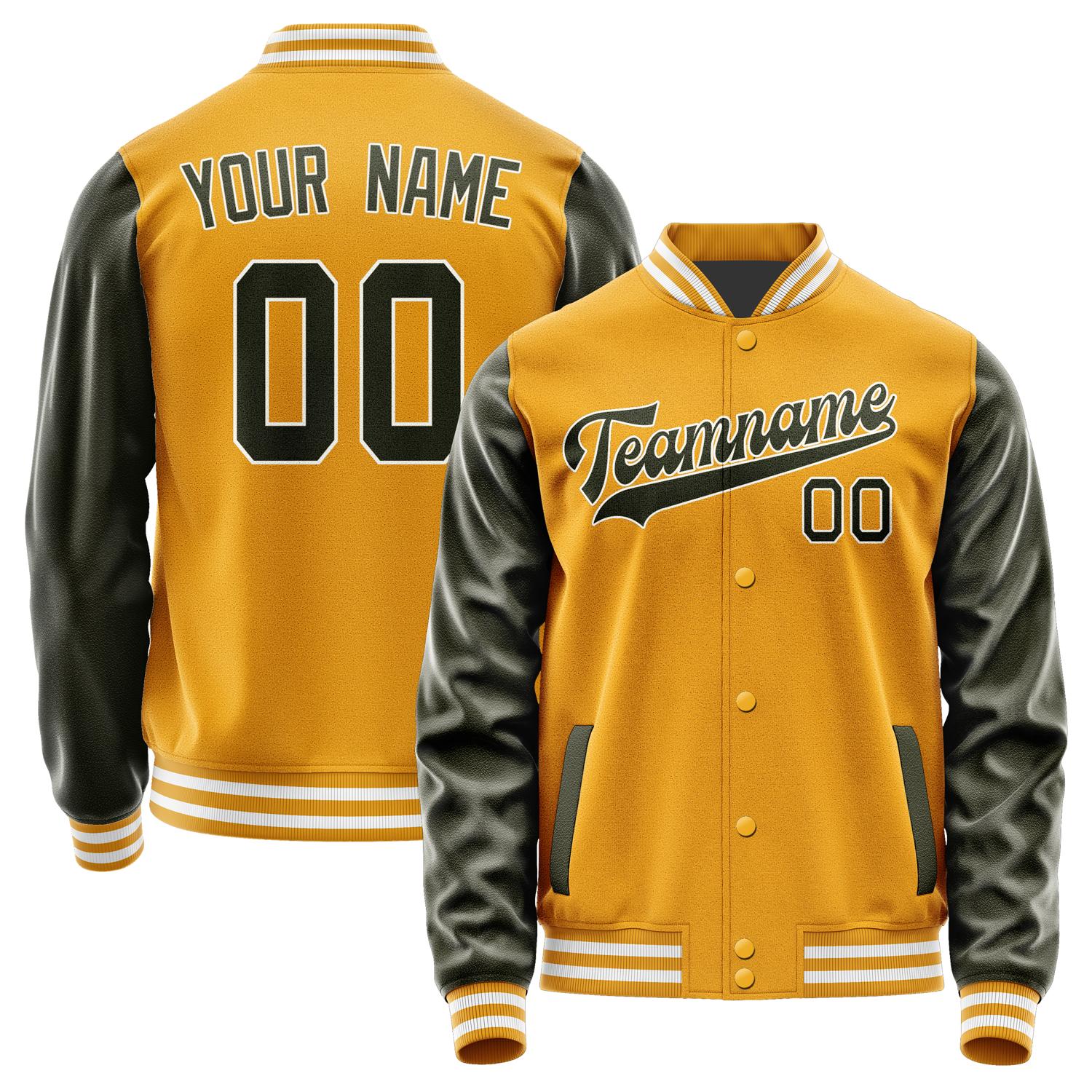 Custom Yellow Olive Jacket JA1919021918B31802