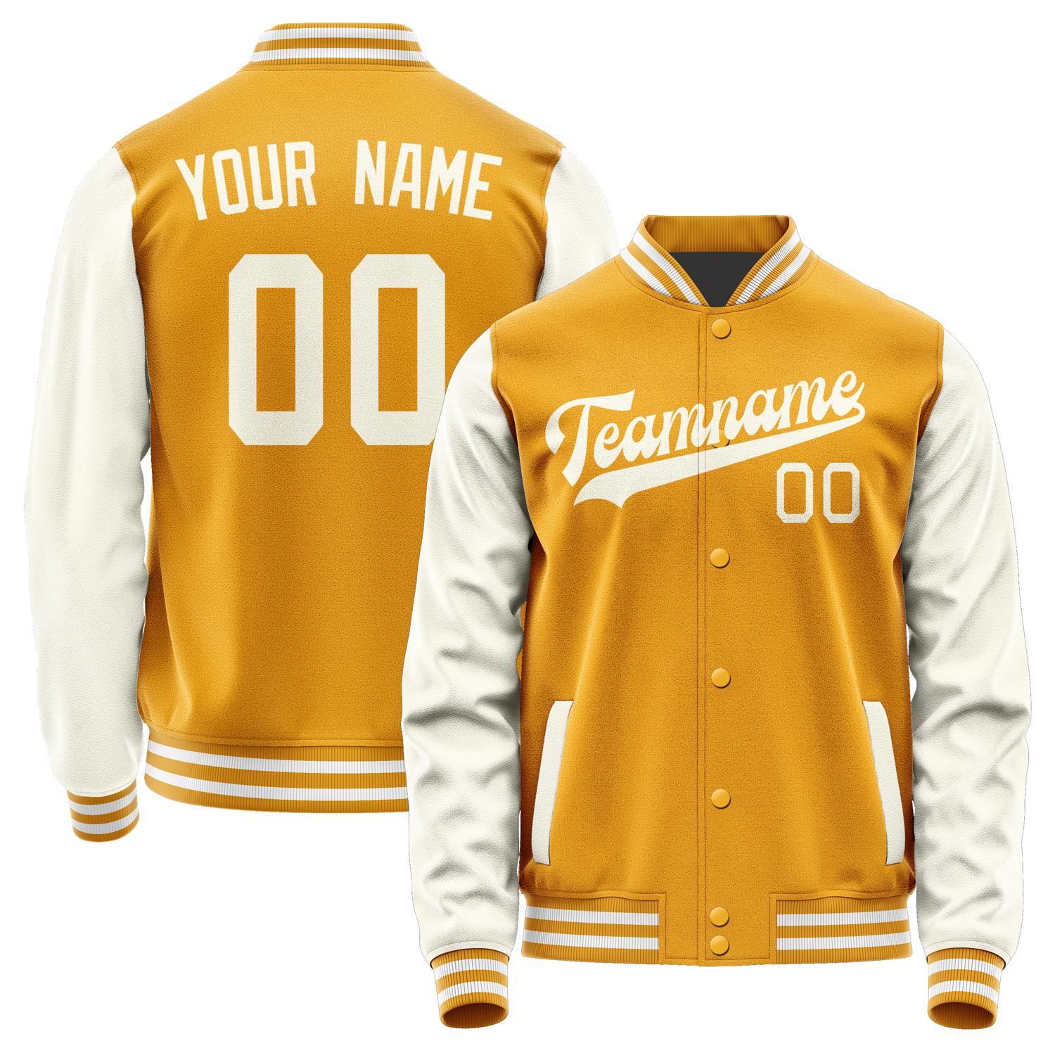 Custom Yellow Cream Jacket JA1919031918B31803