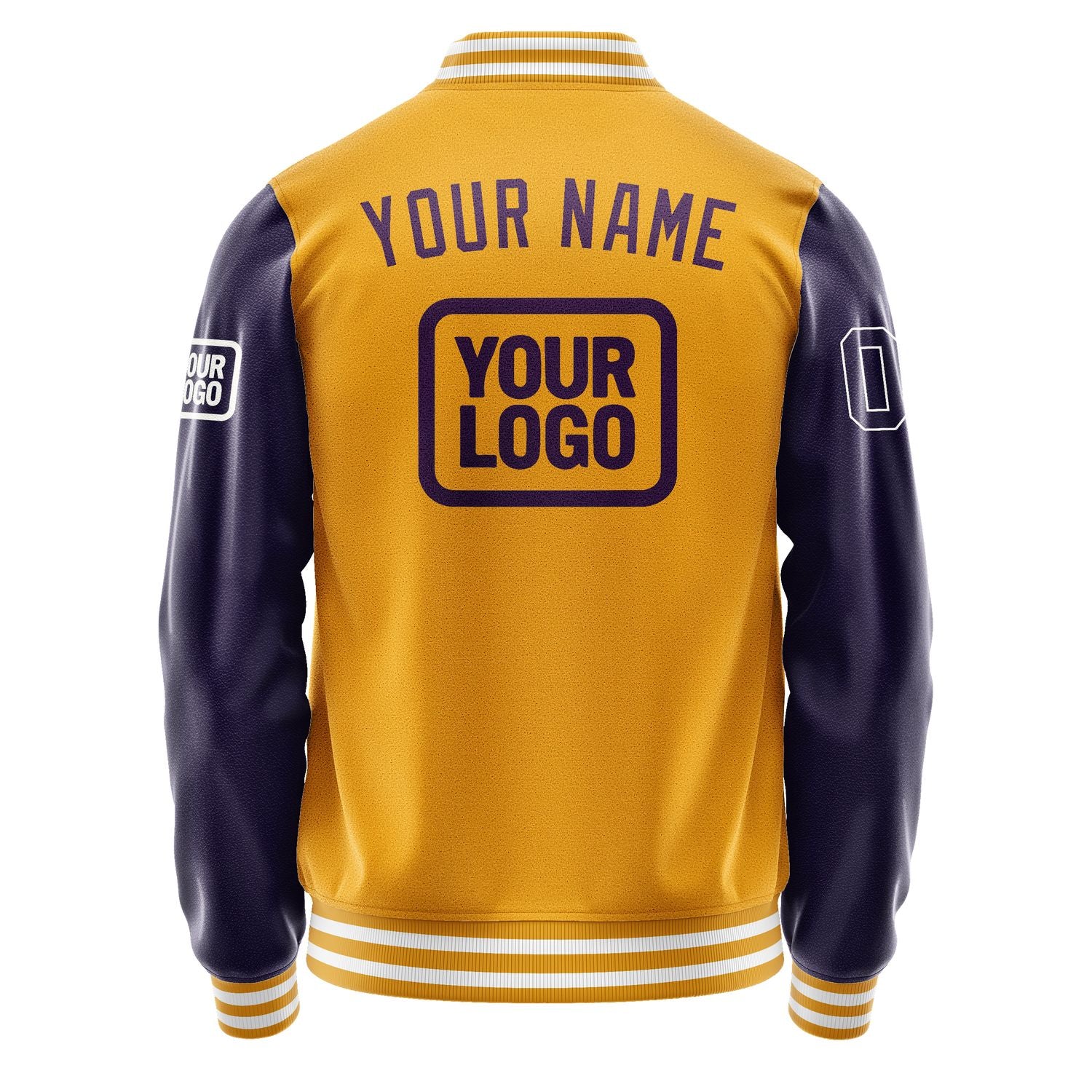 Custom Yellow Purple Jacket JA191907191818070718