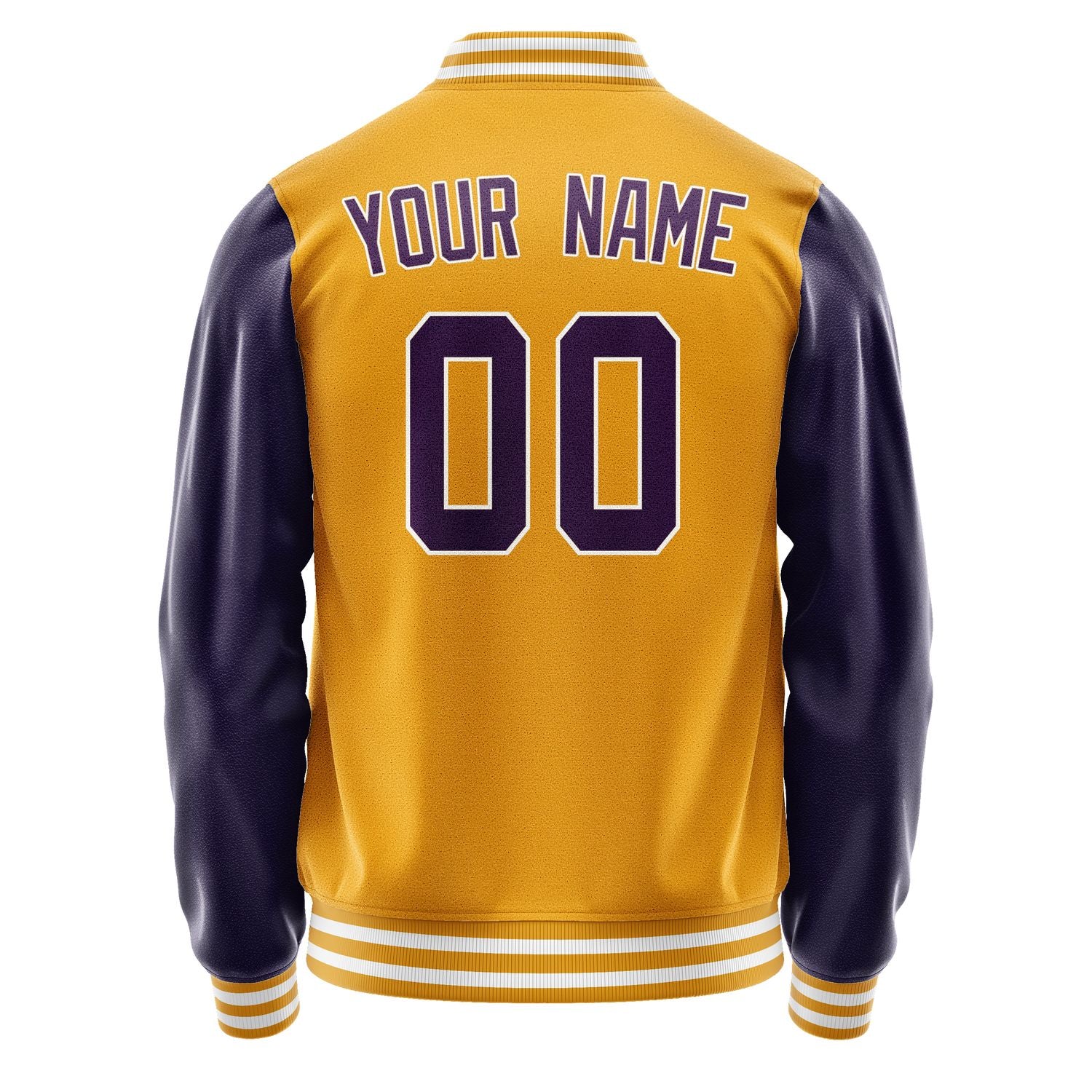 Custom Yellow Purple Jacket JA1919071918B31807