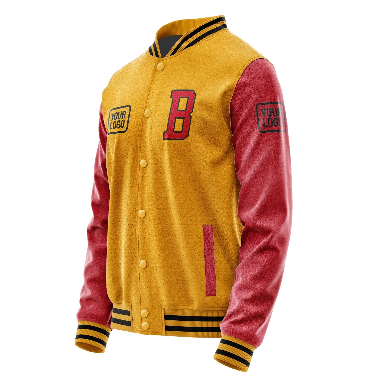 Custom Yellow Red Jacket JA191914191717141417