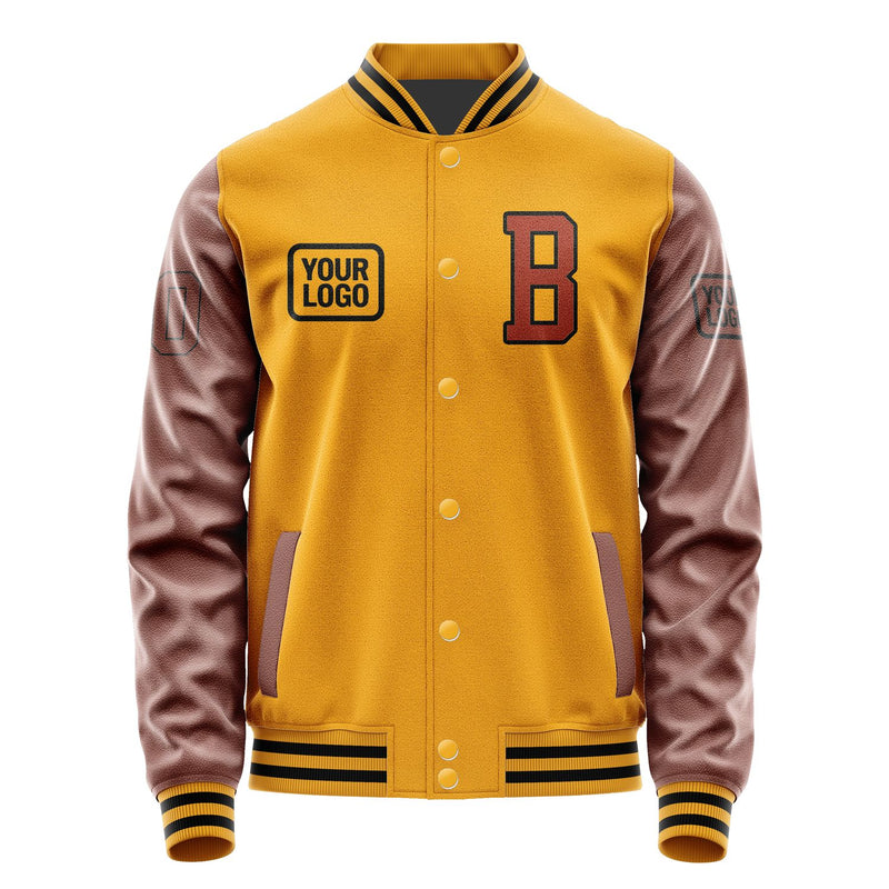 Custom Yellow Coral Red Jacket JA191916191717161617