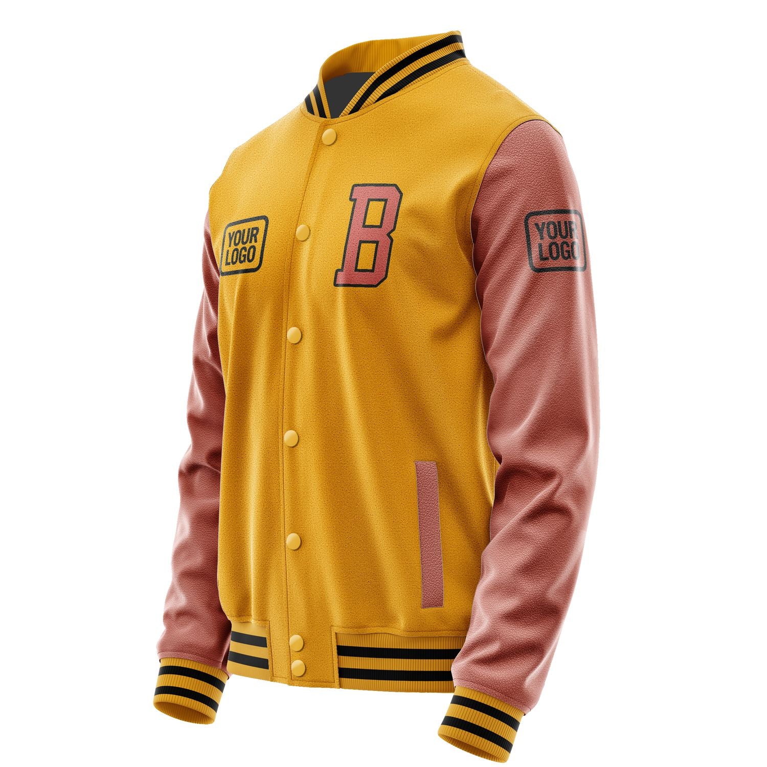 Custom Yellow Copper Rose Jacket JA191929191717292917