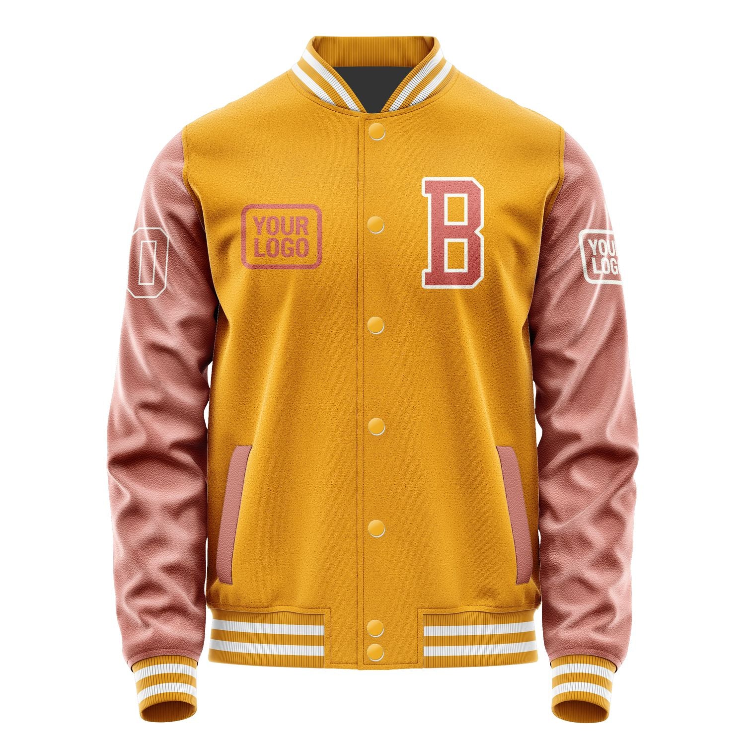 Custom Yellow Copper Rose Jacket JA191929191818292918