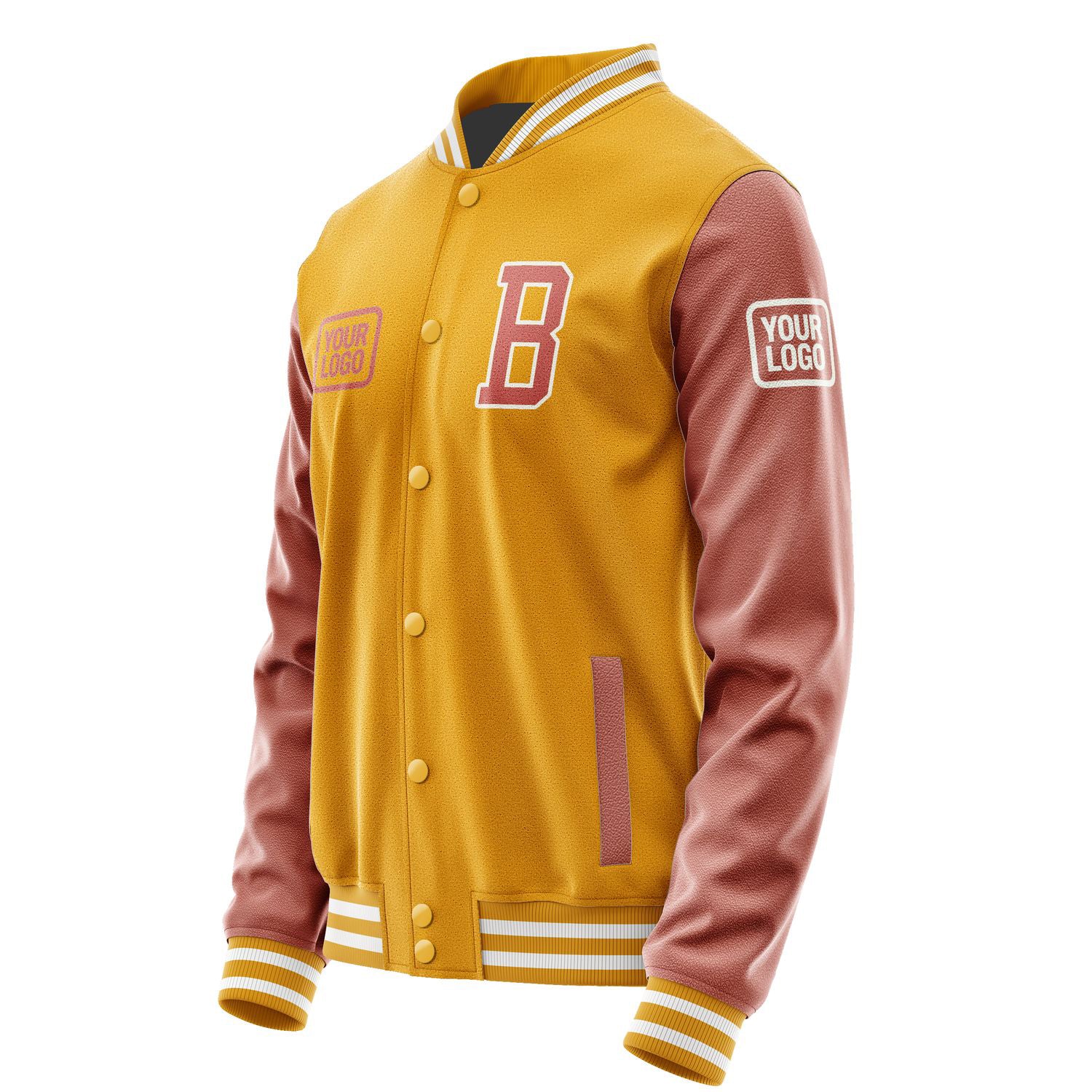 Custom Yellow Copper Rose Jacket JA191929191818292918