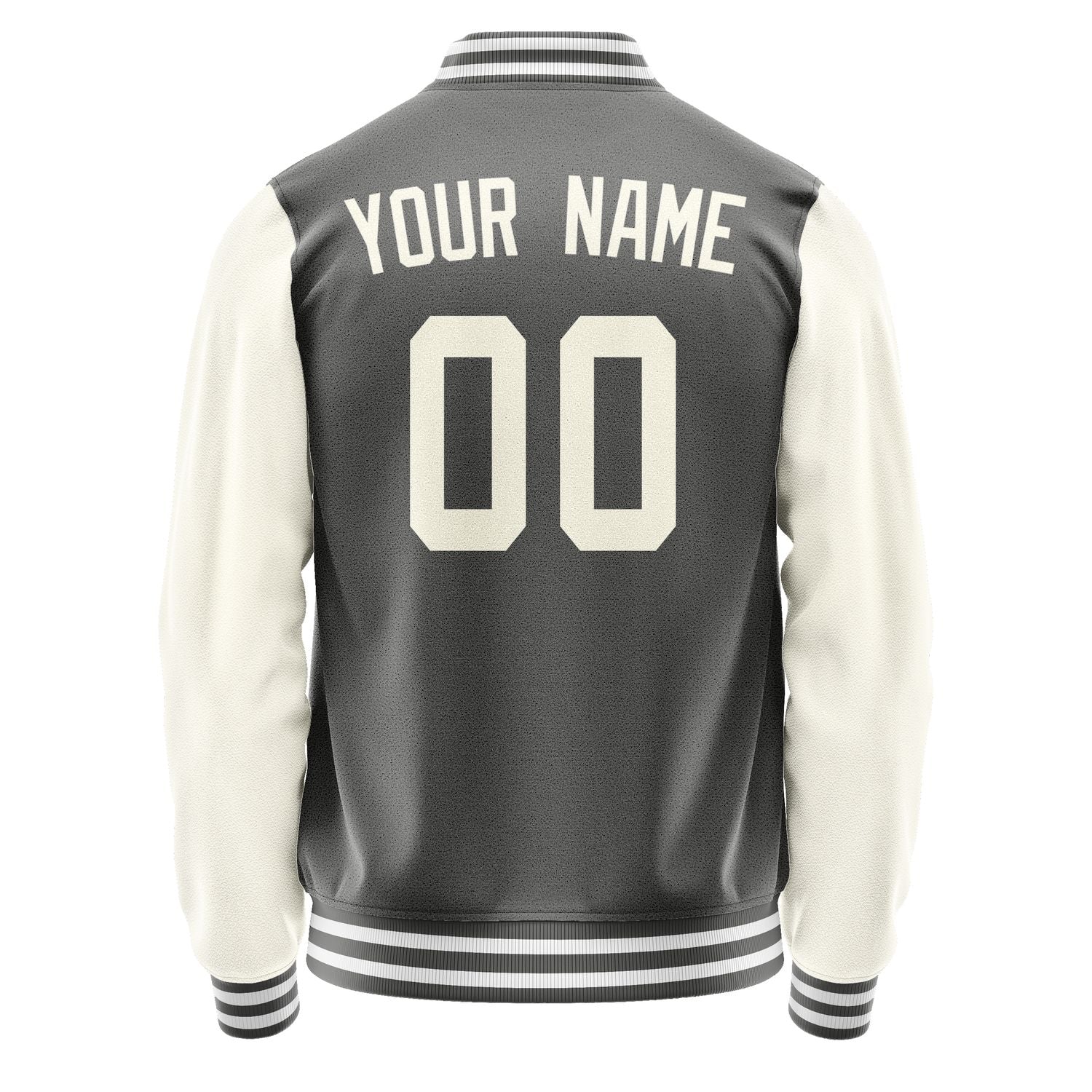 Custom Dark Grey Cream Jacket JA2020032018B31803