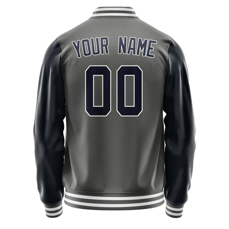 Custom Dark Grey Navy Jacket JA2020112018B31811
