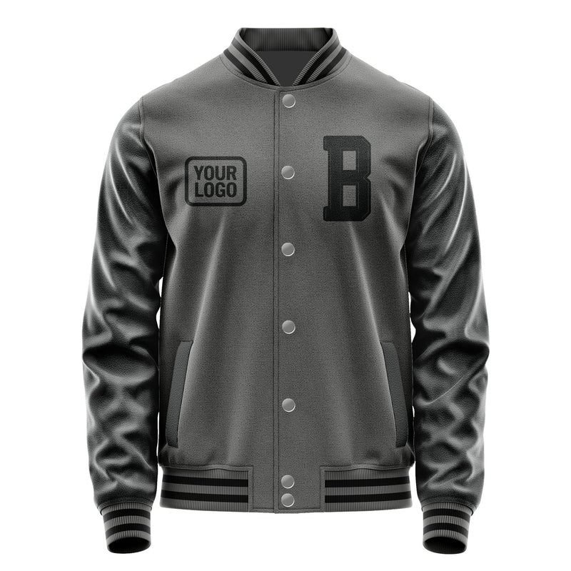 Custom Dark Grey Black Jacket JA202017201717171717