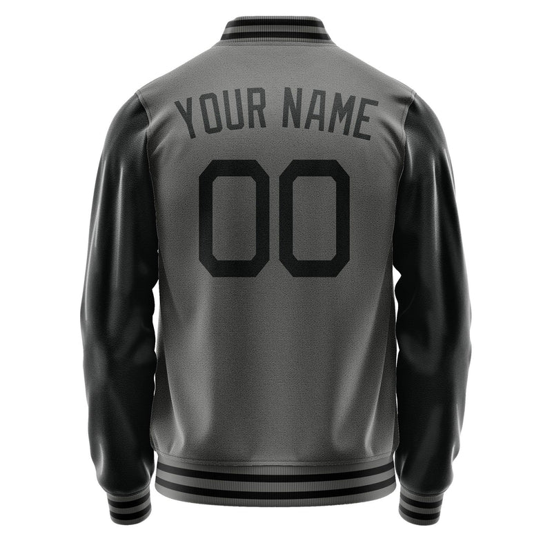 Custom Dark Grey Black Jacket JA2020172017B21717