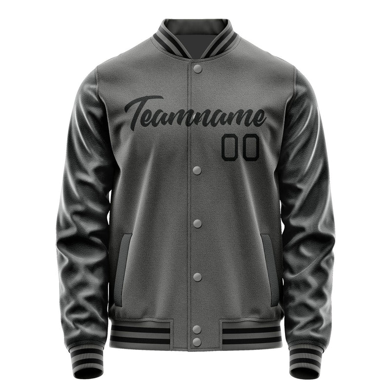 Custom Dark Grey Black Jacket JA2020172017B21717