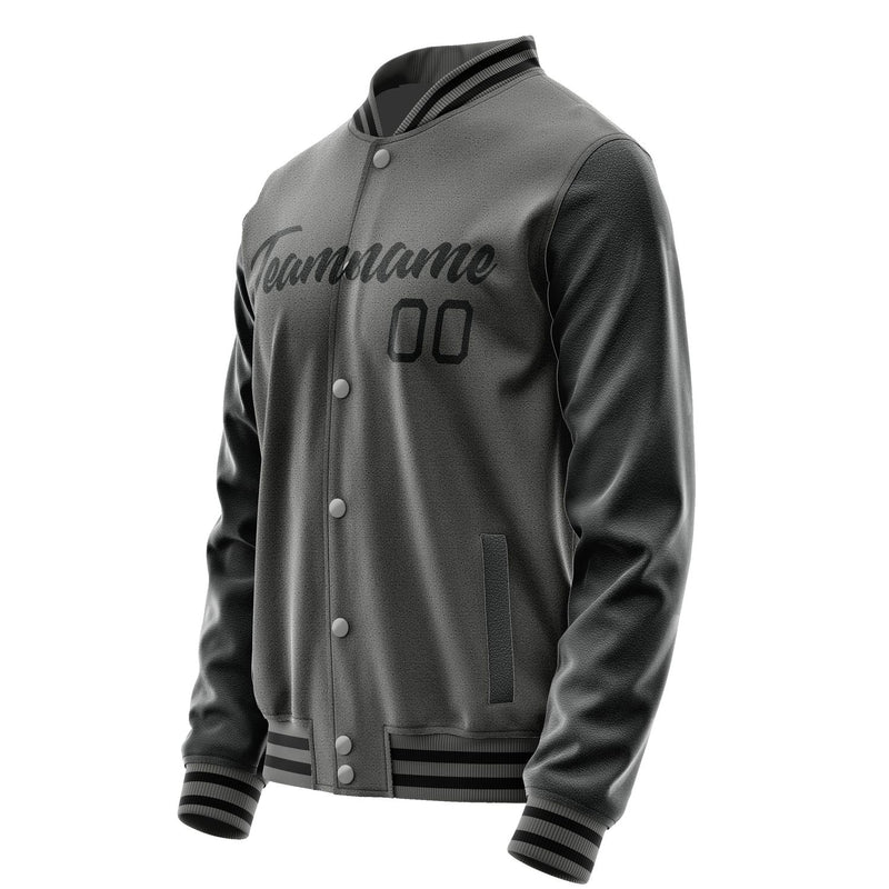 Custom Dark Grey Black Jacket JA2020172017B21717