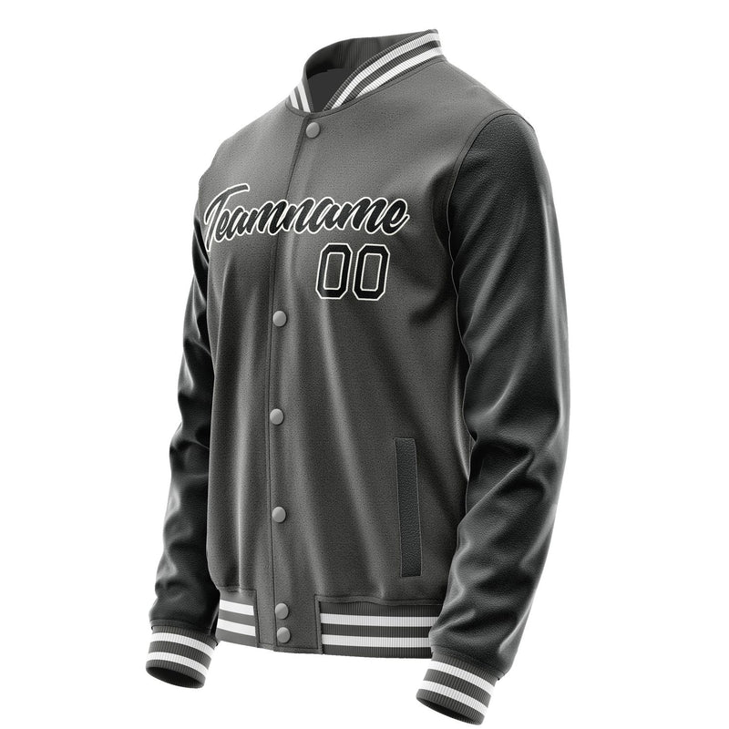 Custom Dark Grey Black Jacket JA2020172018B21817